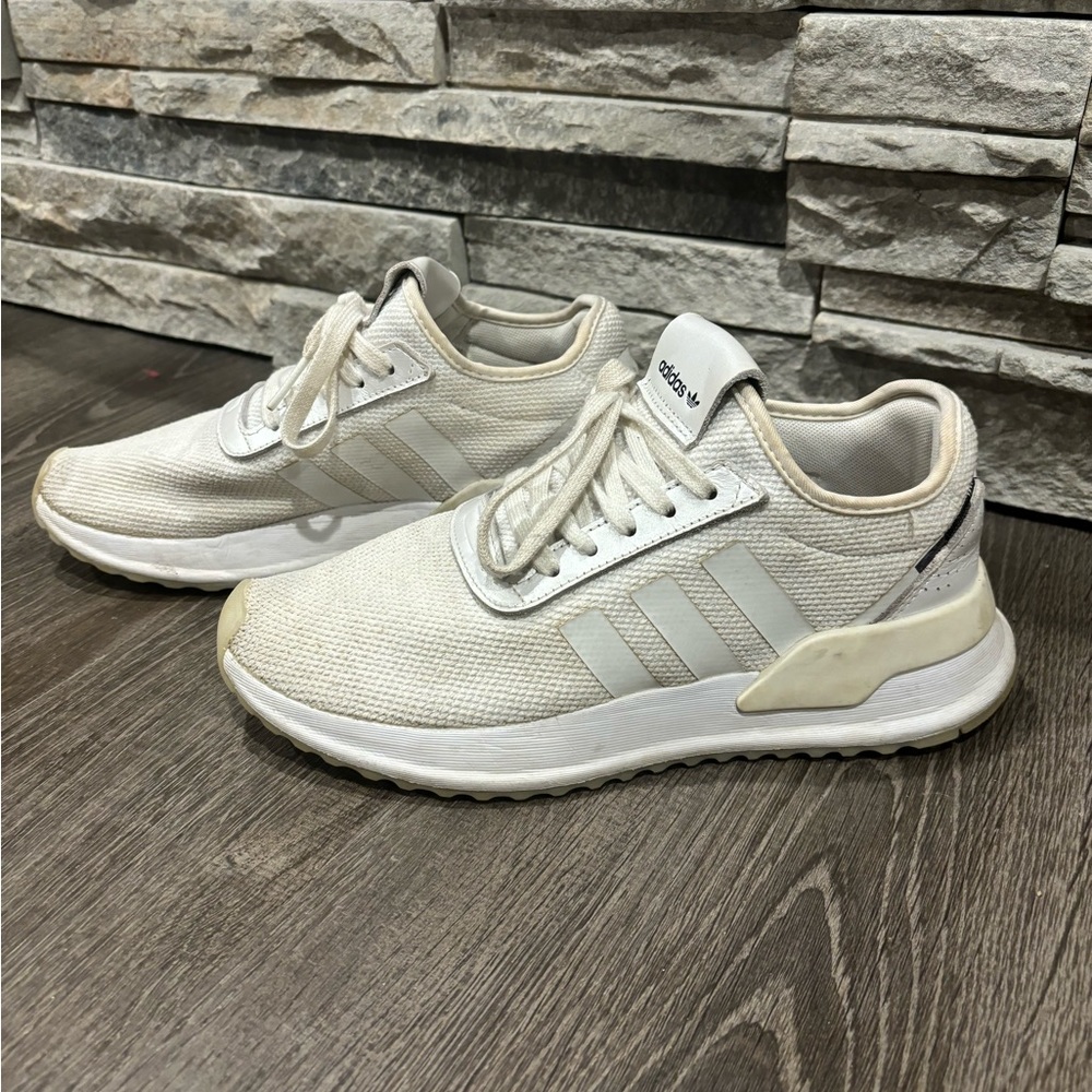 White Adidas Running Shoe